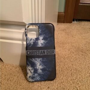 Christian Dior Blue Phone Case